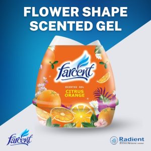 Scented Flower Shape Gel - Orange