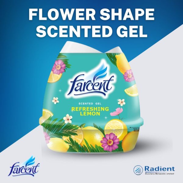 Flower Shape Scented Gel -  Lemon