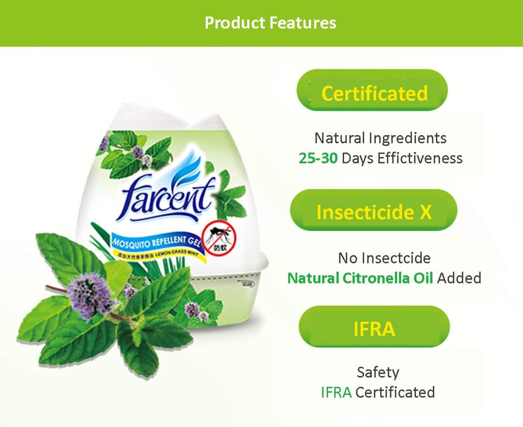 Farcent Mosquito repellent Gel (Flower Shape) - Image 2