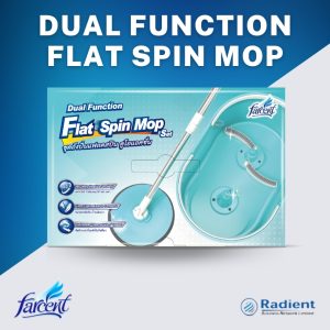 Dual Function Flat Spin Mop