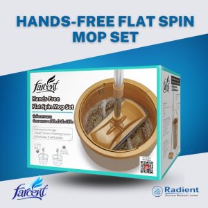 Hands-Free Flat Spin Mop Set