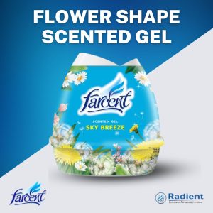 Flower shape scented gel