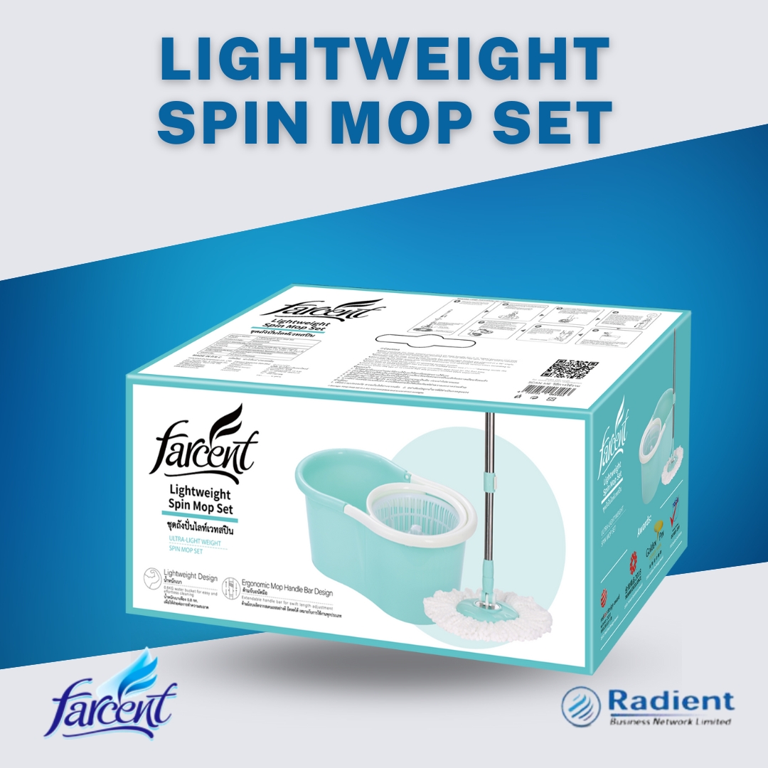 Lightweight Spin Mop Set