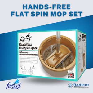 Hands-Free Flat Spin Mop Set